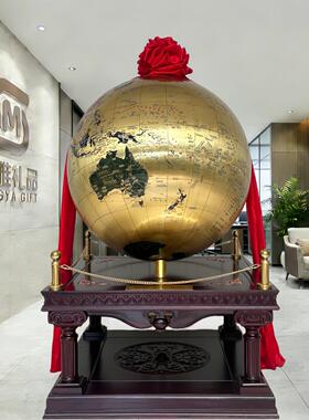 纯铜地球仪摆件办公室高端装饰品毕业季校庆开业招财乔迁庆典礼品