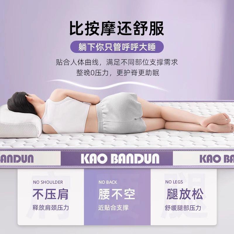 A类乳胶床垫记忆海绵软垫双人家用卧室铺底垫单人宿舍学生床褥垫