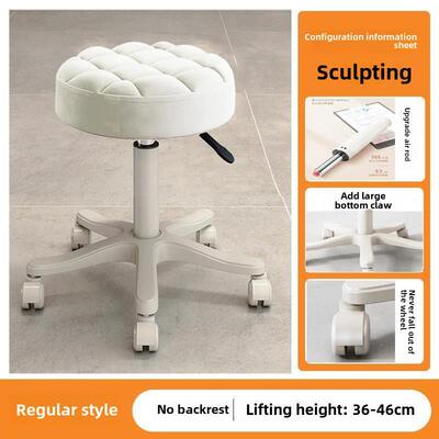 Chair, adjustable and rotating low stool with wheels