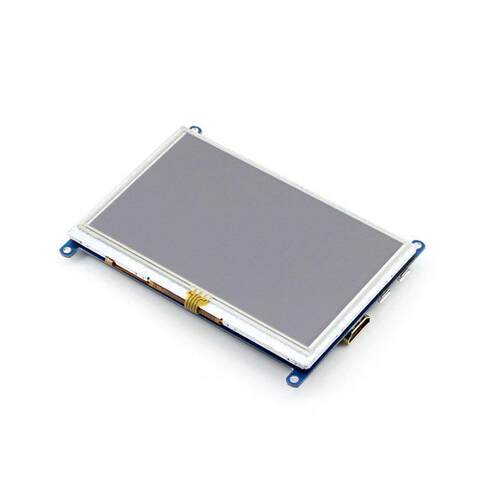 原装 树莓派4代B型/3B+ 5寸HDMI LCD 显示屏 显示器 电阻触摸屏