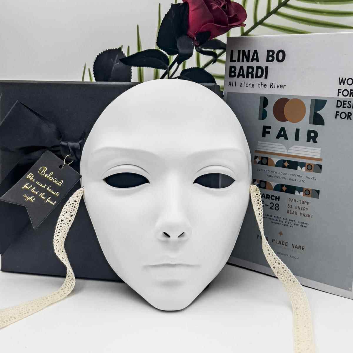 万圣节鬼步舞假面彩绘男女士人脸装扮面具街舞黑白化装舞会面具
