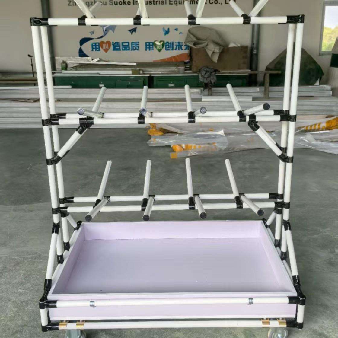 精益管汽车线束架架带布兜物料线束放置架线缆精益管线束架