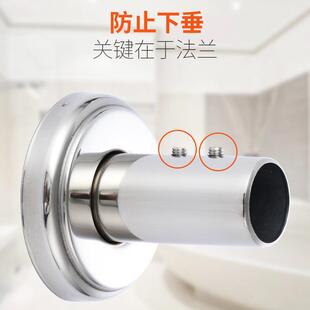 菲迪亚杆U型H款 浴帘免形打孔专可伸缩U弧形淋浴杆DHV工地供家居