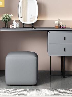 意实木轻奢梳妆卧室高式档储现代简DOS约化妆台桌收纳物一体化妆