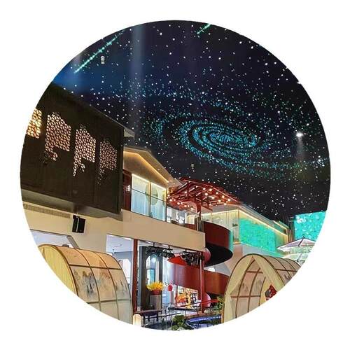 石膏板星空顶室内装饰吊顶天花板影院酒吧卧室满天星光纤灯