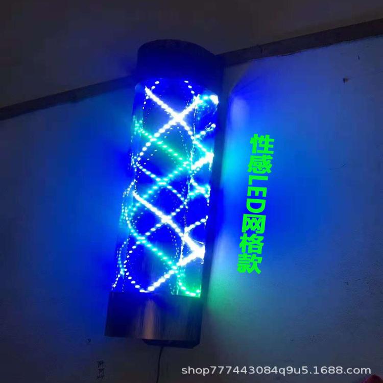 理发店LED美发发廊外挂美发转灯