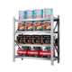 特厚置物架多层落地厨房置物架仓储货架地下室冷库不锈钢货架