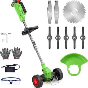 小型割草机家用锂电池动除锄草机充电式 草坪修剪机功能打草机神器