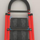 梯子家用折叠人字梯伸缩合梯便携扶梯室内多功能加厚叉梯登高西辰