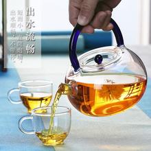 耐高温玻璃提梁壶家用防爆明火可烧煮水壶电陶炉加热茶壶加厚大号
