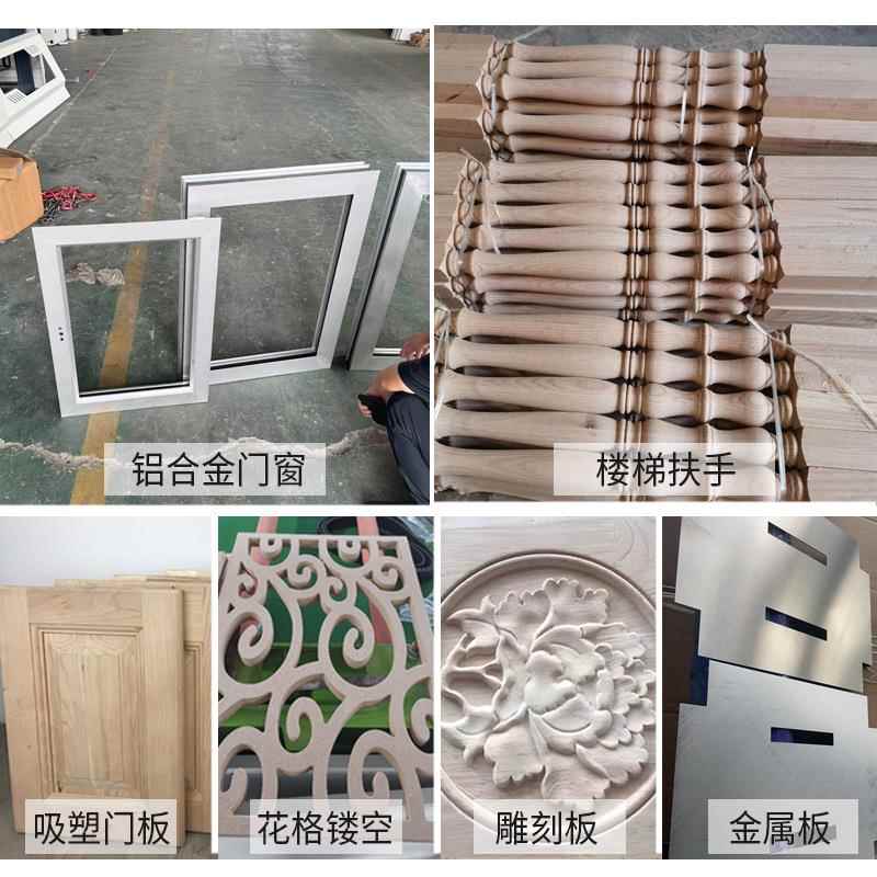机木工抛光塑砂光机吸门楼梯柱扶手底JC1000-8漆白茬槽凹雕花板双