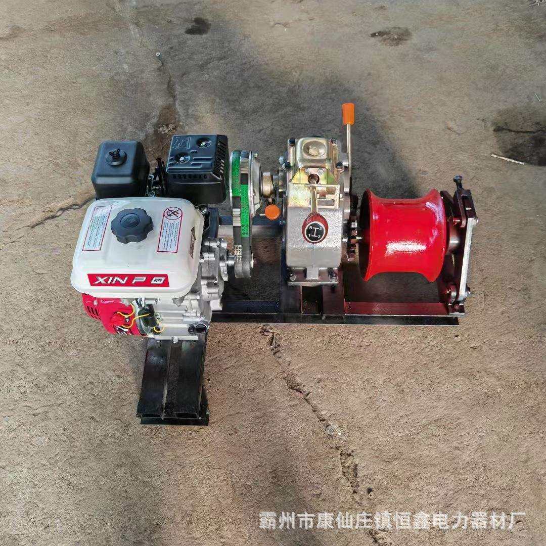 拉木头竹子柴油卷扬机空中索道循环绞钢丝绳牵引机山上拉物神器