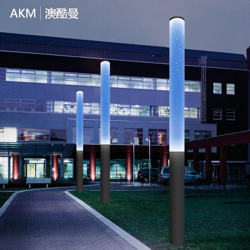 流水景泡泡柱户外观园灯柱花别墅小区路灯草坪庭院灯商圈AMK-0033