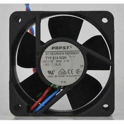 原装德国 西德 TYP 614NGN 24V 2.1W 6025 6cm 高端设备风扇