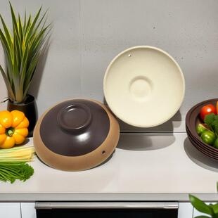 土陶砂锅盖子配件陶瓷汤锅浅锅家用通用沙锅盖单盖中药壶全新锅盖