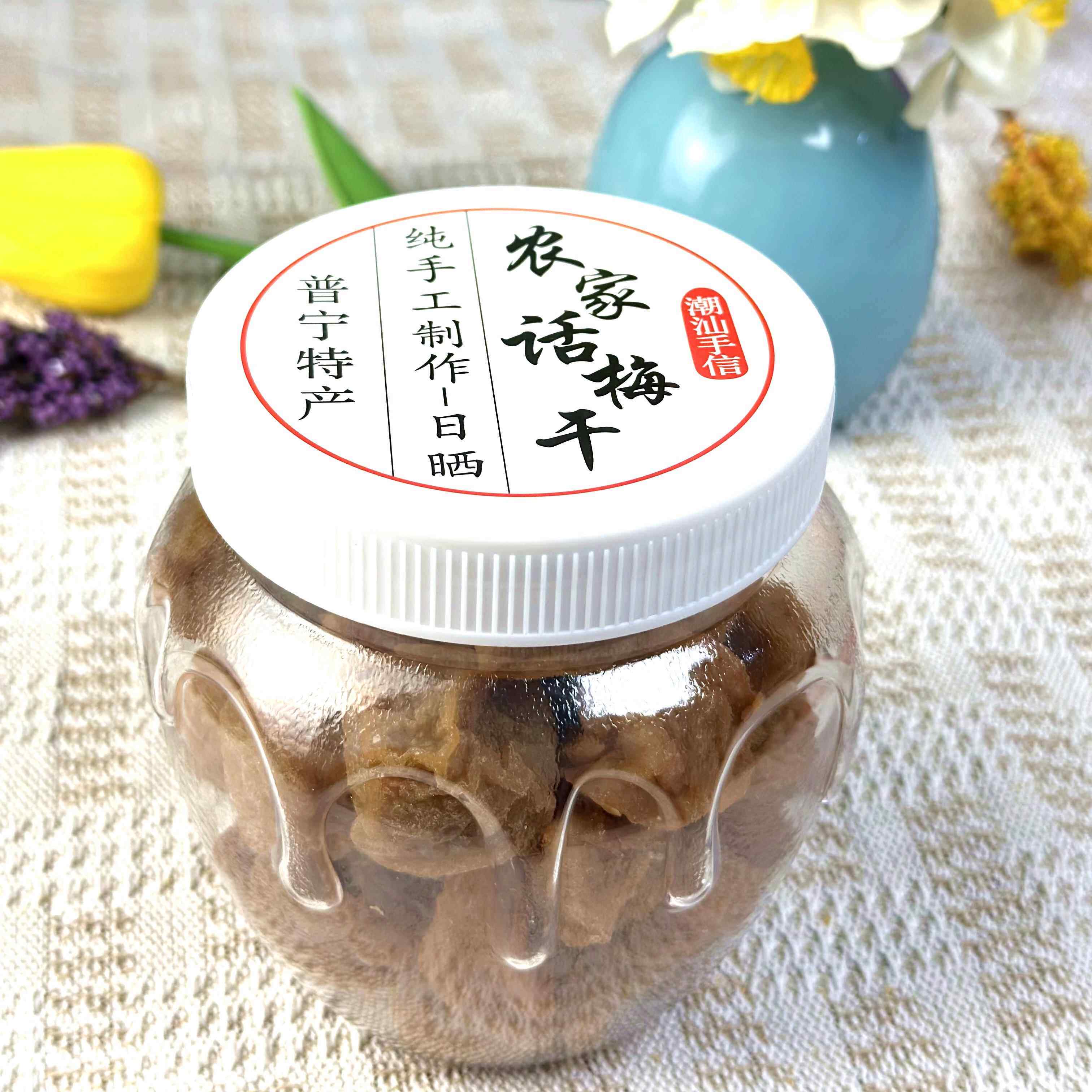 潮汕特产普宁农家话梅干蜜饯解馋休闲零食果干果脯500g