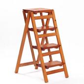 梯人字折叠室内安装 家用梯子多功能免二三bg54批发实木四层加厚梯