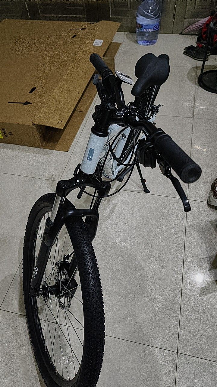 Горный велосипед Decathlon EXPL50 27.5" 21 скорость легкая алюминиевая рама вилка 80 мм дисковые тормоза photo review