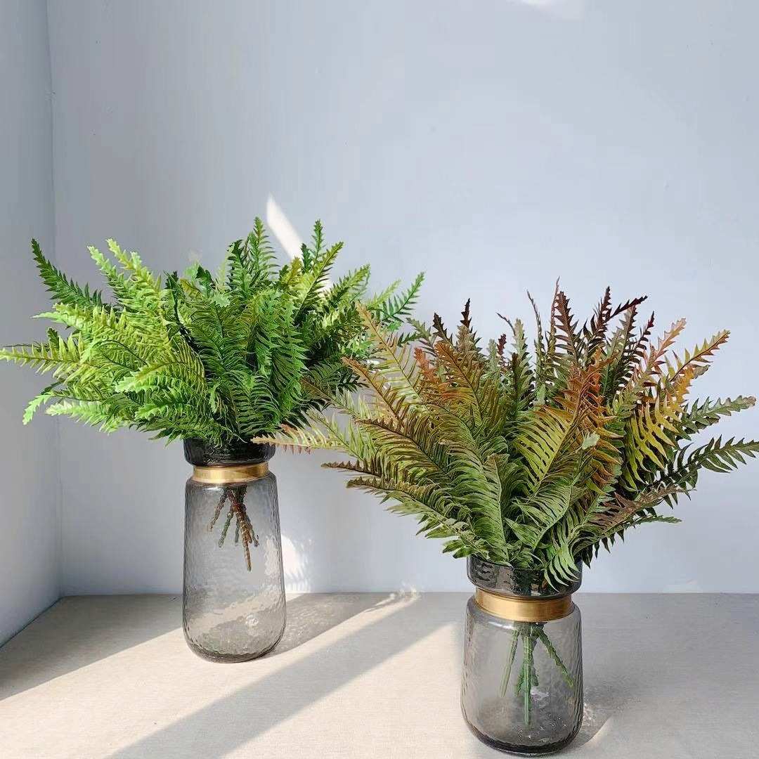 铁线蕨波斯叶仿真绿植软胶仿真花插花辅材背景墙婚庆装饰景观