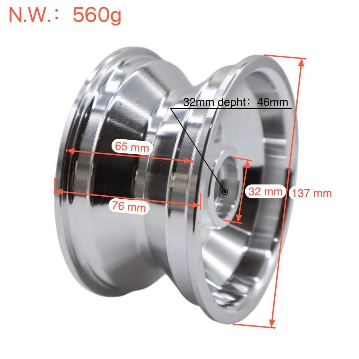 厂家直销卡丁车5寸铝合金轮毂健腹轮轮胎铝圈10*3.60-5 80/60-5