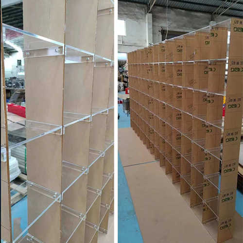 大型高透亚克力展示柜发光货柜家用商用展示架置物架鞋包收纳架