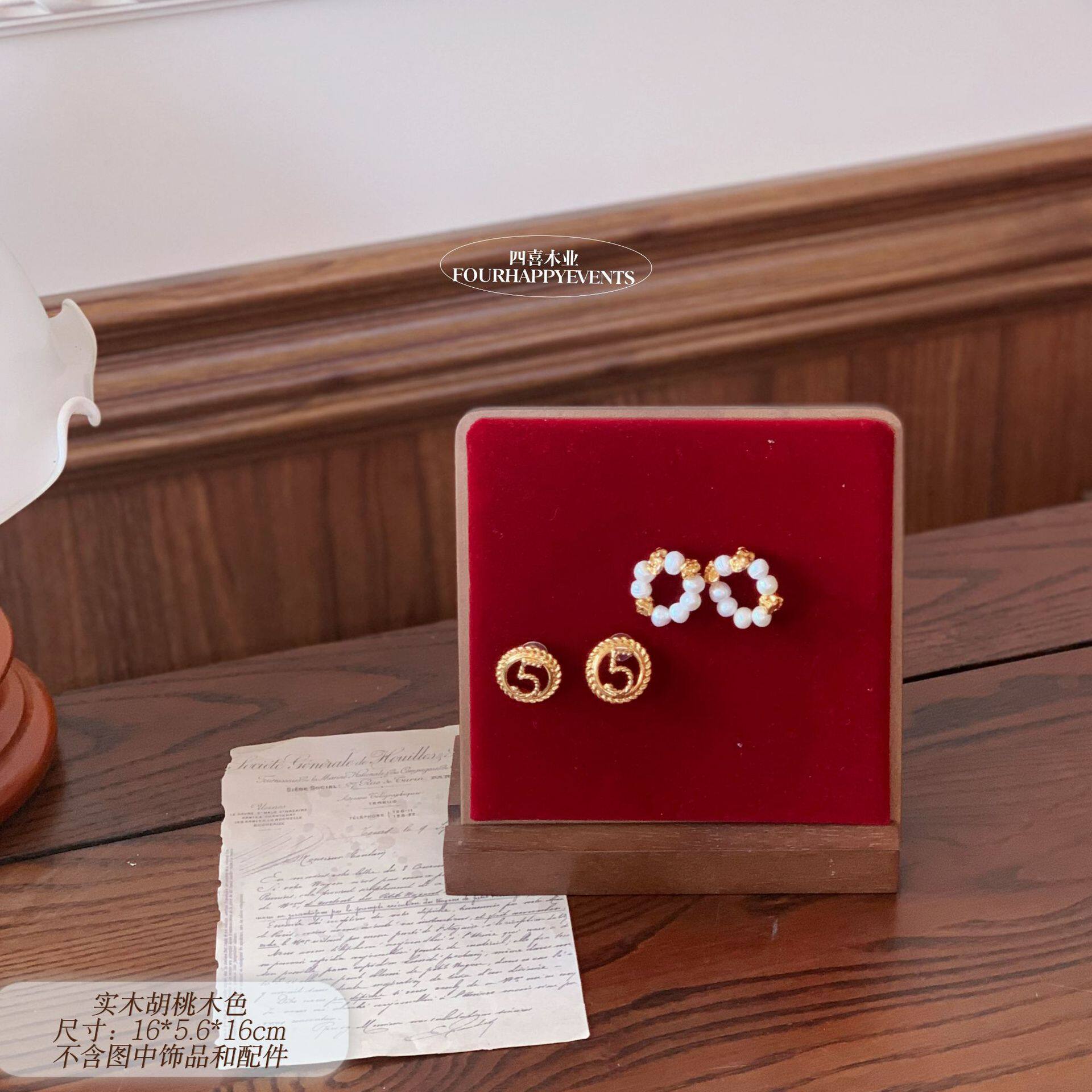 木质项链展示吊坠首饰首饰展示架