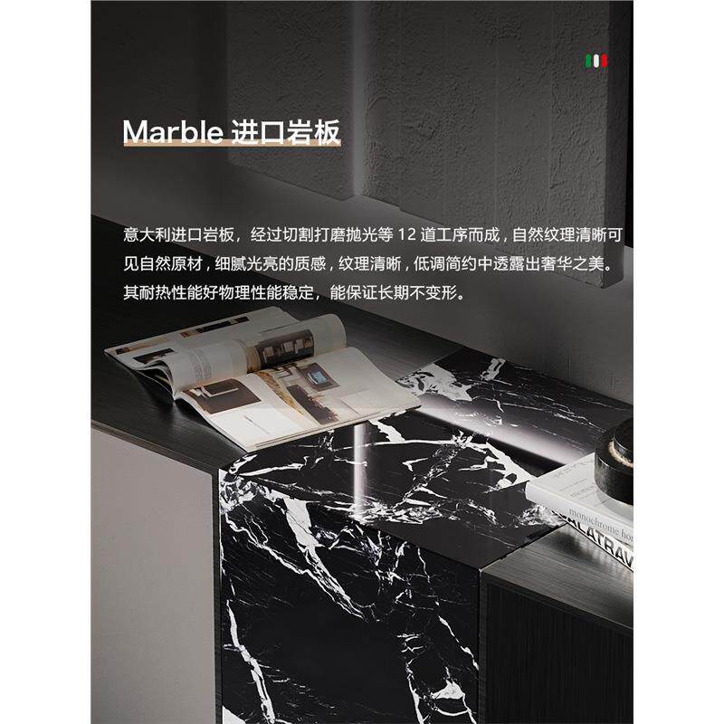 意式BVV极玄简玄术关桌靠墙走廊设过道条案计师艺端景台现代轻奢