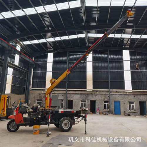 随车吊小型折臂吊三轮车货车车载吊机12v24v家用1吨小型起重机