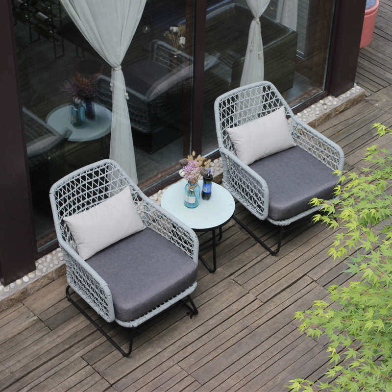 室外小露台阳台组合懒人沙发户外藤椅庭院靠背椅茶几子单人高沙发,住宅家具,户外沙发,淘宝优惠券,粉丝福利购,淘宝优惠卷