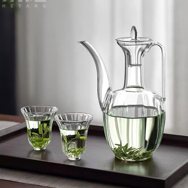 透明执壶玻璃玻璃贵妃茶壶茶壶