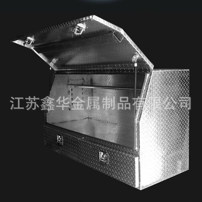 铝侧3/4开放式方形存储工具箱皮卡拖车货车通用铝合金存储箱