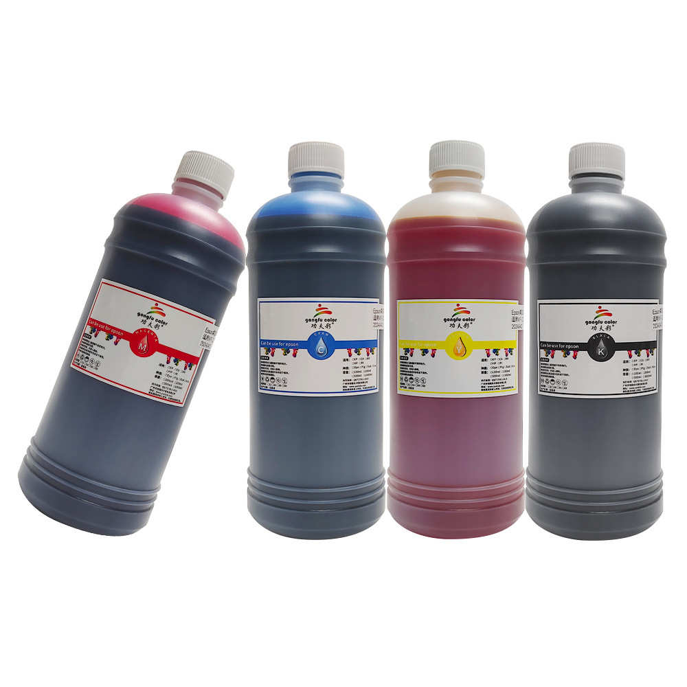 功夫彩WF5390/5890染料墨水兼容打印机 染料墨水填充连供墨盒1KG