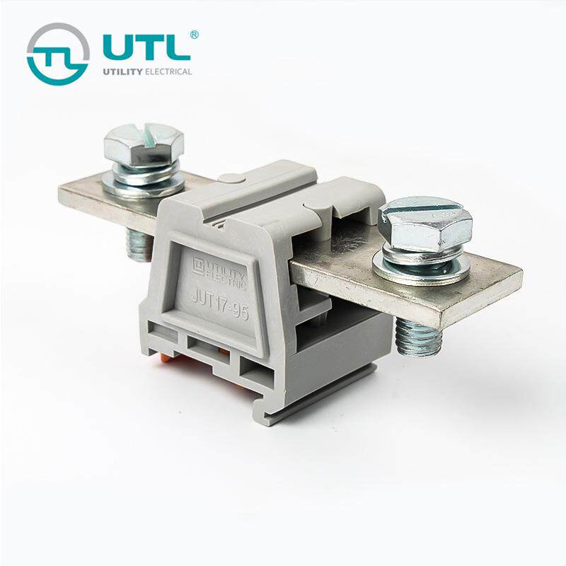 尤提乐JUT17-95导轨安装OT端子连接器OT直径10mm接线范围50-95mm
