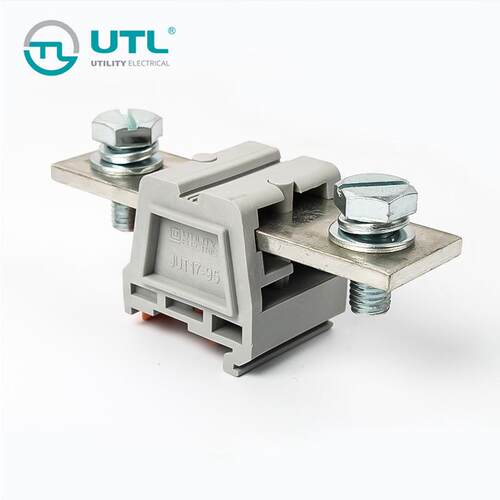 尤提乐JUT17-95导轨安装OT端子连接器OT直径10mm接线范围50-95mm