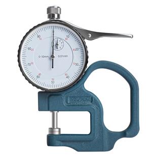 厚度测量仪高精度布料皮革纸张薄膜百分千分尺卡尺计规数显测厚仪