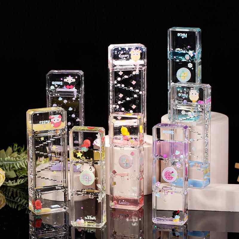 可爱油漏桌面摆件玩具生日礼物滴油减压液体沙漏计时器儿童计时器