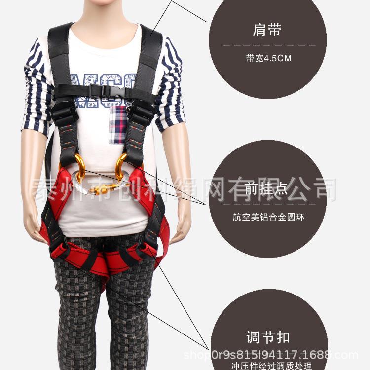 兴意隆 儿童全身安全带 防坠落攀登拓展保护带 速降安全带可调节