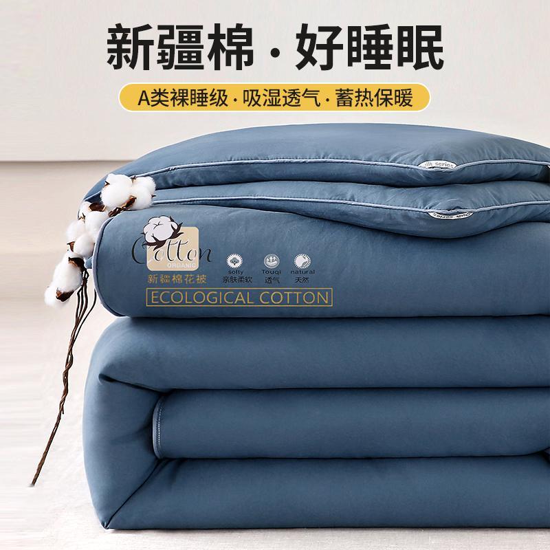 2024新款新疆棉花被子200x230cm双人被芯冬被加厚保暖单人150x200