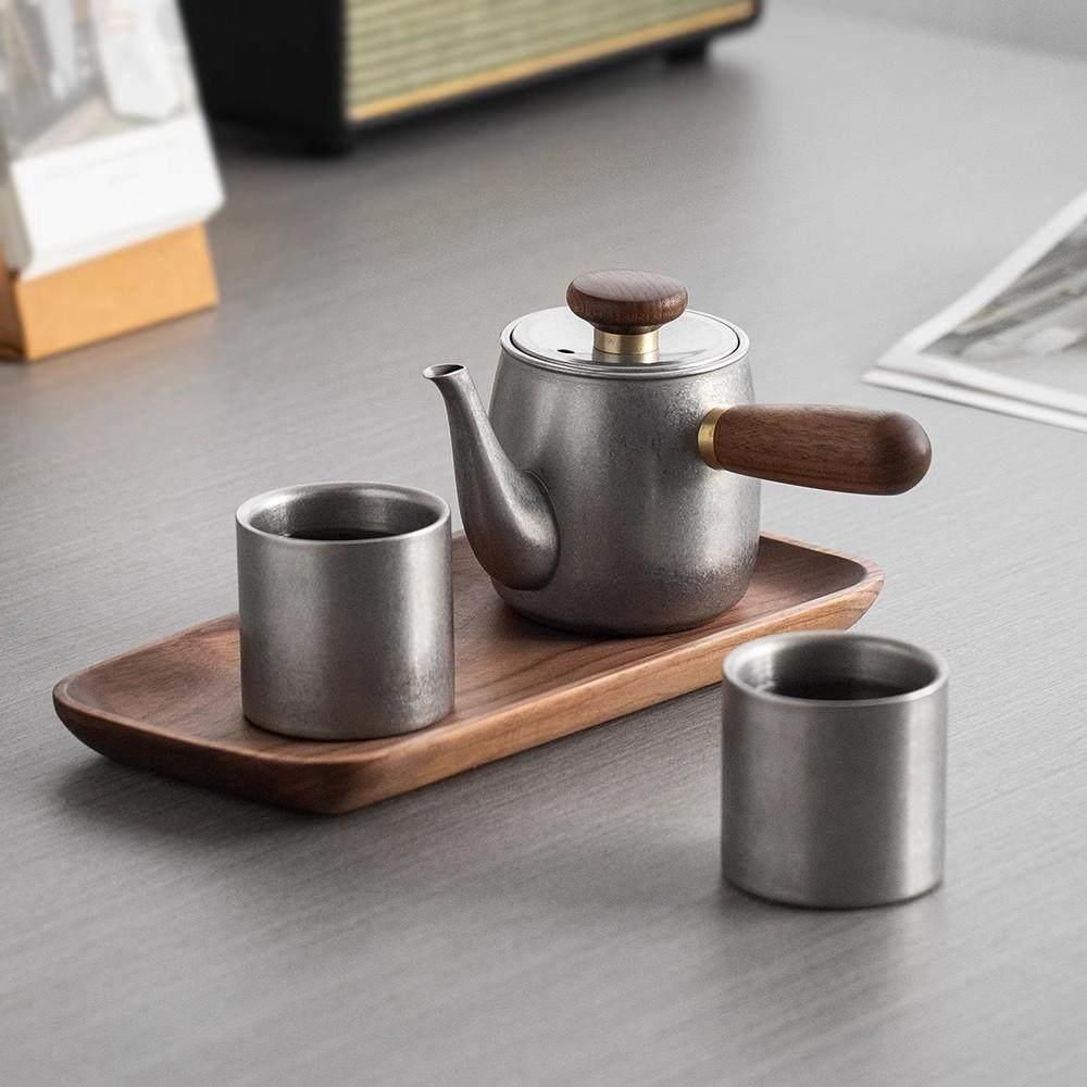 帝国可携式易带旅途茶具简配版户外泡茶器具一壶两杯旅行茶壶泡茶