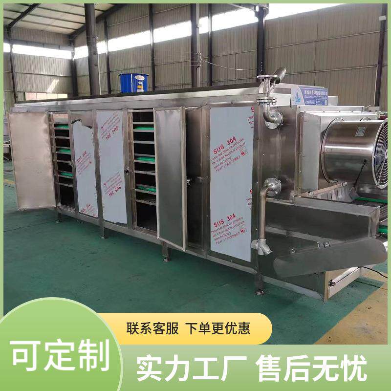 全自动三层烘干机多层往复式包装袋烘干机器包装食品烘干线