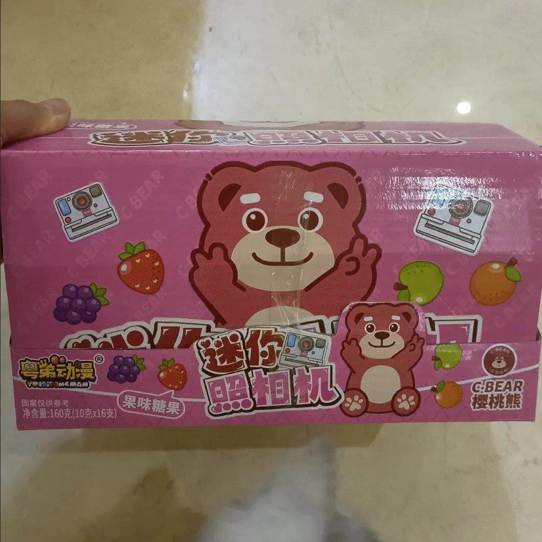 新网红爆款零食儿童糖果趣味迷你照相机棒糖超市便利店抖音热卖