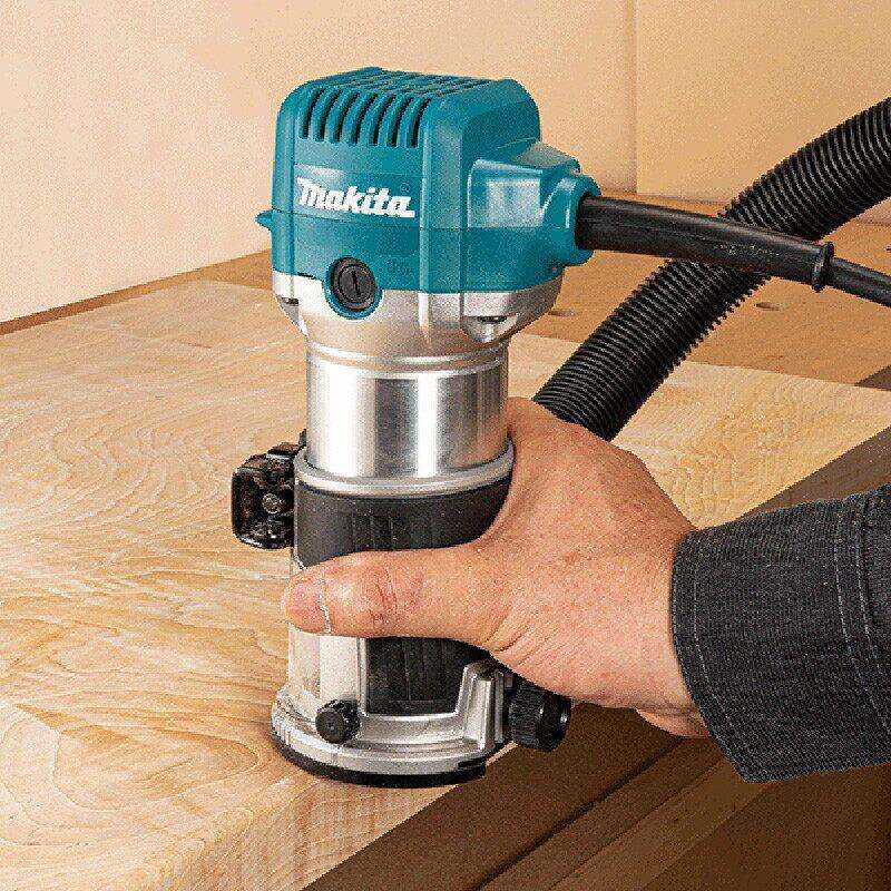 Makita牧田RT0702C修边机木工雕刻机倒装功能可调速防止意外启动