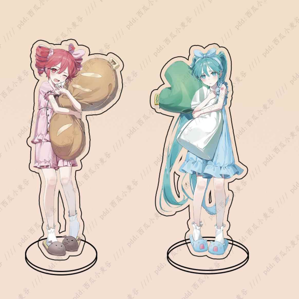 初音未来周边二次元亚克力立牌抱枕的重音可爱高颜值ins风送同学