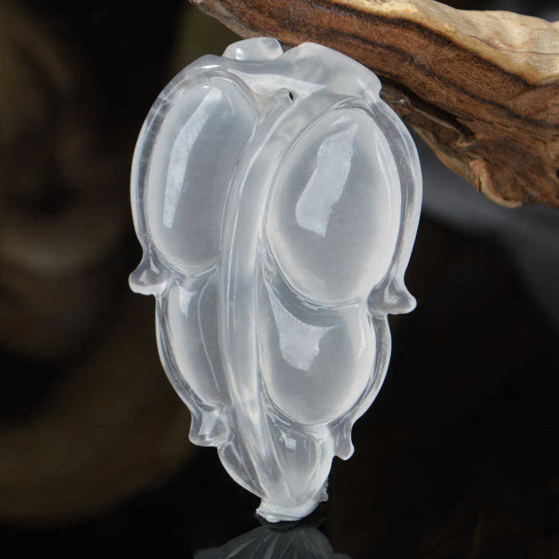 挂件金枝玉叶坠玉玉雕金丝吊手工玉石光宝石金丝雕刻挂件