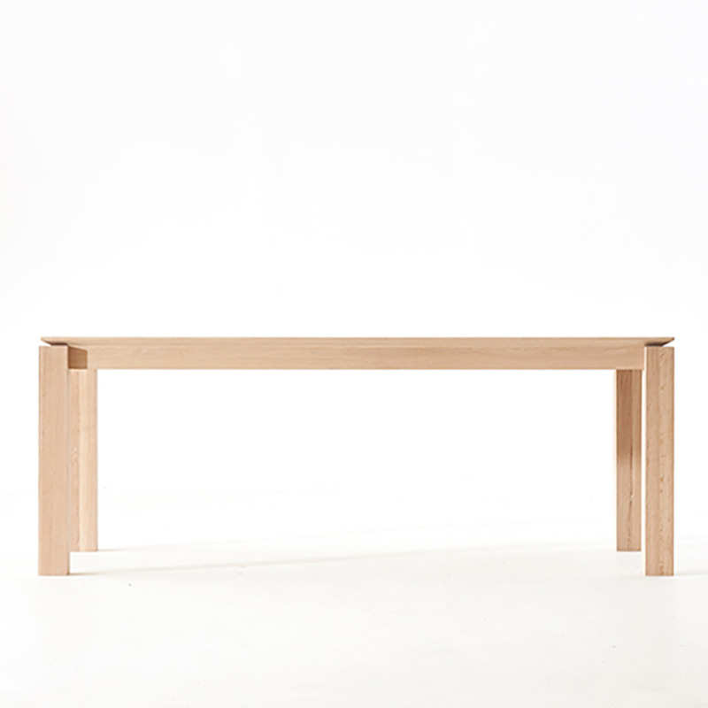 北欧全实木黑胡桃木餐桌现代简约长桌樱桃木书桌设计办公桌家用