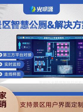 景区智慧公厕 公共厕所 解决方案 智能 显示屏 智慧
