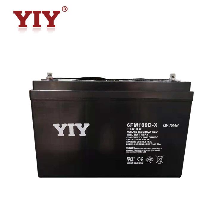 厂家直销12V100AH储能蓄电池 深度循环电池 通讯基站蓄电池