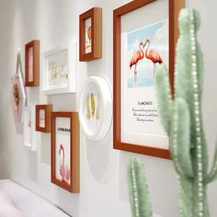 邮包/创意相框金实木相框组合零点】墙沃尔夫冈/【9811墙照片相框