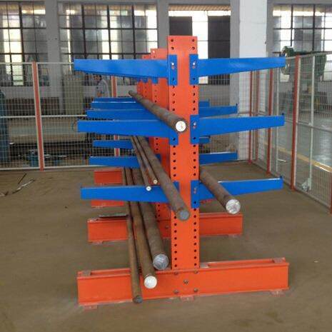 悬臂式货架管材铝材长料放置货架双面单面悬臂货架高度可调重型