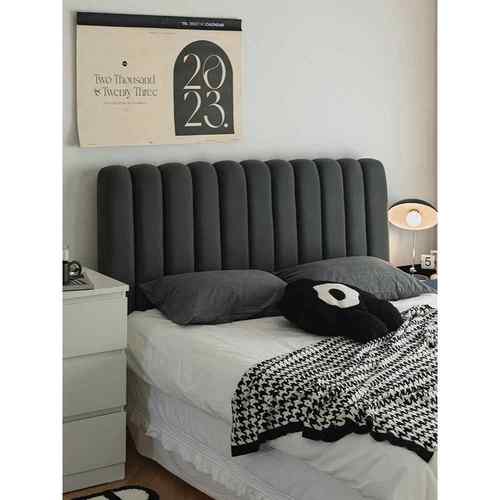 床头靠垫软包床头板靠背垫床头罩榻榻米氛围感简约可新品